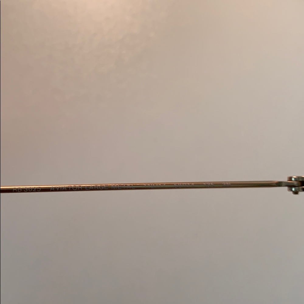 Authentic Blue Reflective Ray Ban - image 4